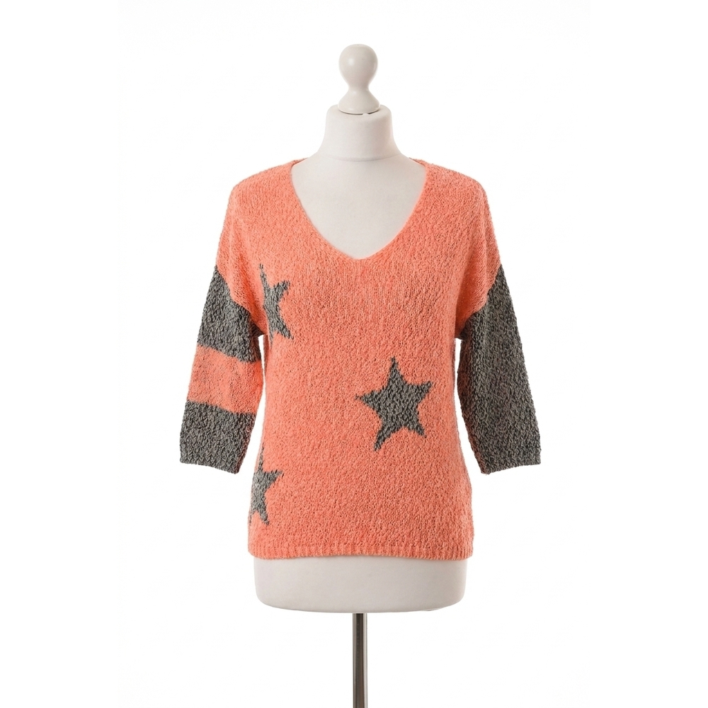 NEW FRENCH KYSS mia star crochet top in melon